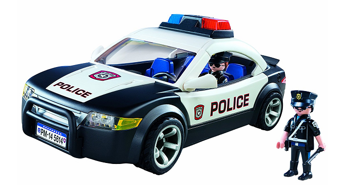 Amazon: PLAYMOBIL Police Cruiser Playset Only $14.27! (Reg $24.99) Has Flashing Lights & Trunk Space!