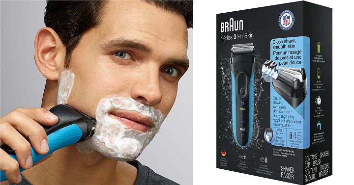Series 3 ProSkin 3010s Wet&Dry Electric Shaver for Men – Rechargeable Only $34.99 Shipped!