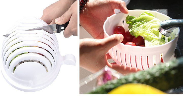 Amazon: Salad Cutter Bowl Only $9.93! Make Salads a BREEZE!!