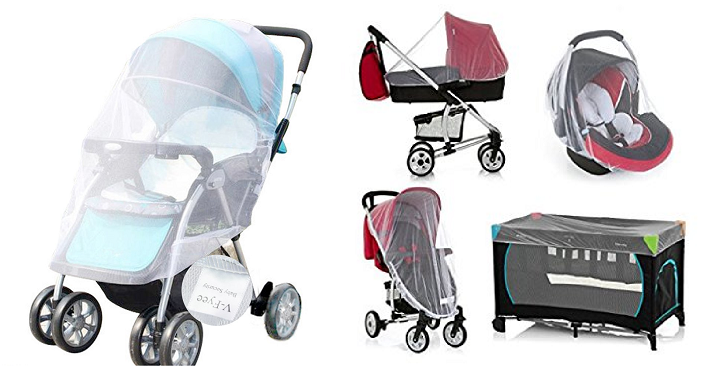 Mosquito Net for Baby Strollers, Infant Carriers, Car Seats & Play Pens For Only $6.99!
