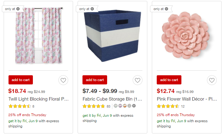 Target: Extra 25% Off Kid’s Home Items!