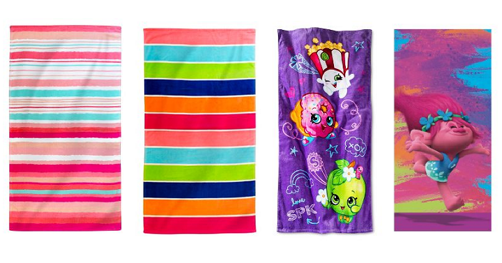 Target: Beach Towels Including Characters Only $8.00!