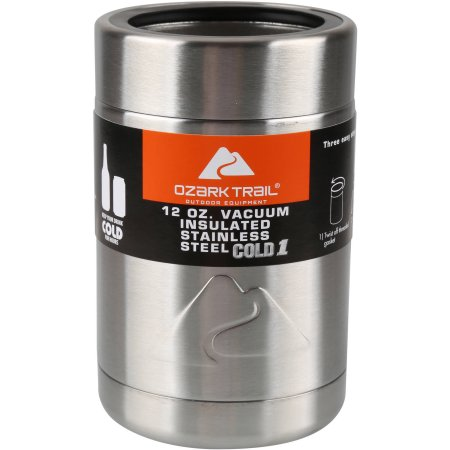 Walmart: 12oz Ozark Trial Vacuum Insulated Can Cooler Only $6.74!