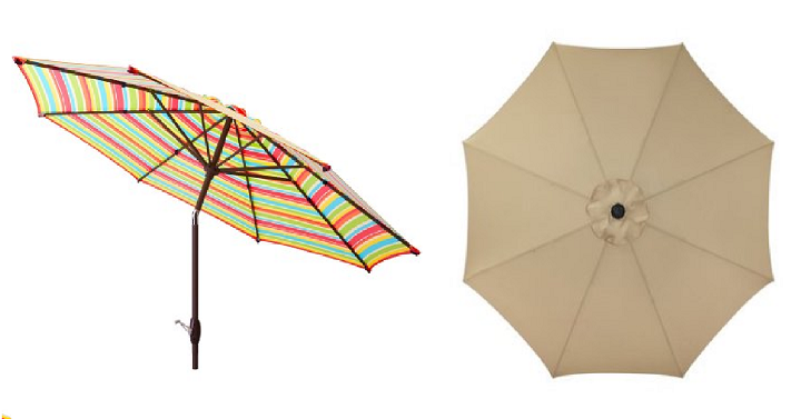 Mainstays 9′ Market Umbrella Only $24.84 + FREE In-Store Pick Up!