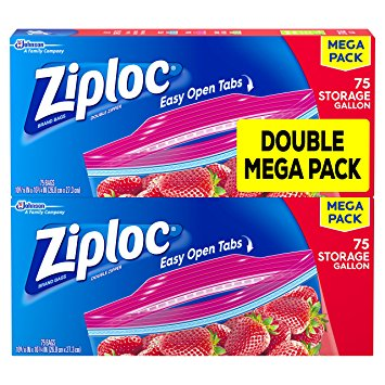 Ziploc Storage Bags Gallon Mega Pack (150 Count) Only $9.42 Shipped!