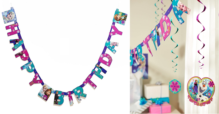Amazon: Frozen Birthday Party Banner Only $3.77!