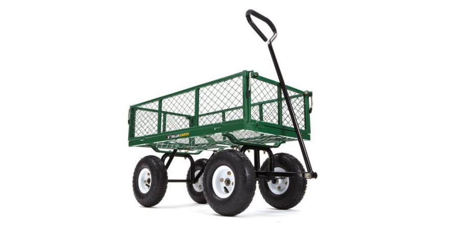 Gorilla Carts 400 lb Capacity Steel Utility Cart—$45.97 + Free Pickup!