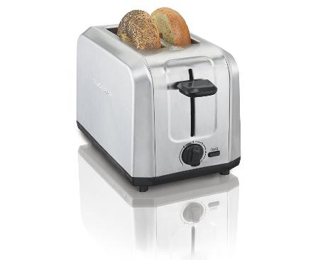 Hamilton Beach Brushed Stainless Steel 2-Slice Toaster – Only $9.43!