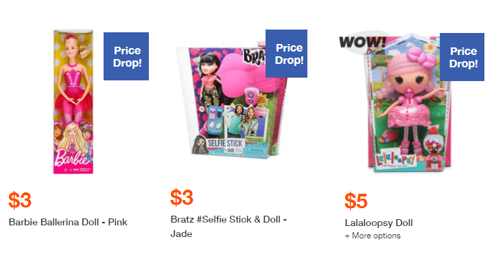 Hollar: Bratz, Barbies & Lalaloopsy Dolls Start at Only $3.00 Each!