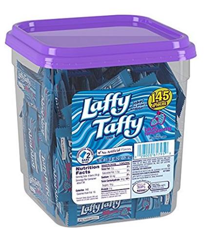 Laffy Taffy Candy Jar, Blue Raspberry, 145 Count – Only $9.79!