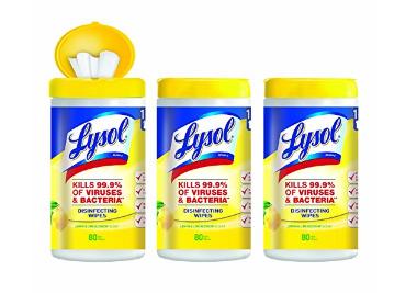Lysol Disinfecting Wipes, Lemon & Lime Blossom (Pack of 3) – Only $7.24!