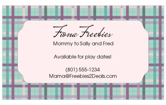100 Same Day Business Cards Only $4.99 + FREE Pickup! Great for Mommy Calling Cards Too! 100 Same Day Business Cards Only $4.99 + FREE Pickup! Great for Mommy Calling Cards Too!