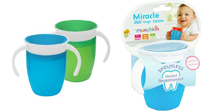 Munchkin Miracle 360 7oz Trainer Cup 2-Pack Only $5.90! (Reg. $12.99)