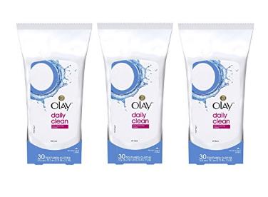 Olay Normal Wet Cleansing Cloths, 30-Count (Pack of 3) – Only $5.55!