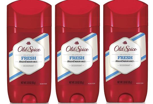 Amazon: Old Spice High Endurance Deodorant for Men (Pack of 3) Only $4.44!