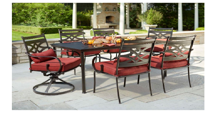 Hampton Bay Middletown 7-Piece Patio Dining Set with Cushions Only $299.50 Shipped! (Reg. $599)