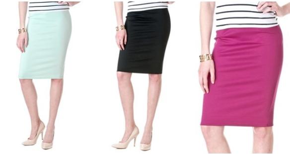 Body Contouring Pencil Skirts – Only $4.99 Each!