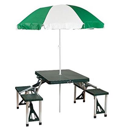 Stansport Picnic Table and Umbrella Combo Pack – Only $35.72! *Prime Member Exclusive*