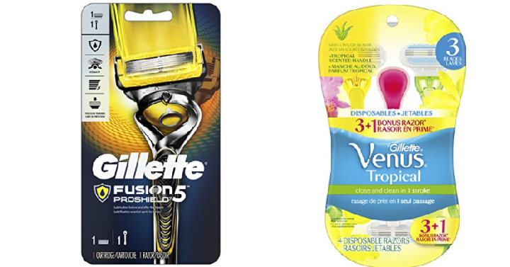 Gillette Venus Women’s Disposable Razor 3- Count Only $3.62!