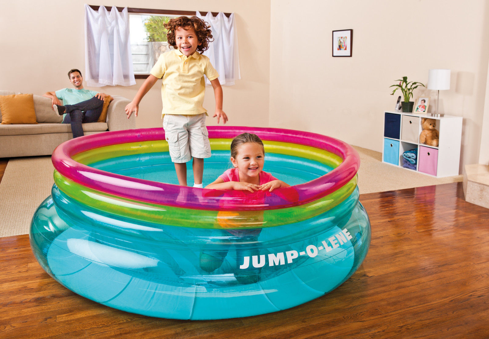 Intex Inflatable 80-Inch Jump-O-Lene Ring Bouncer—$37.99!