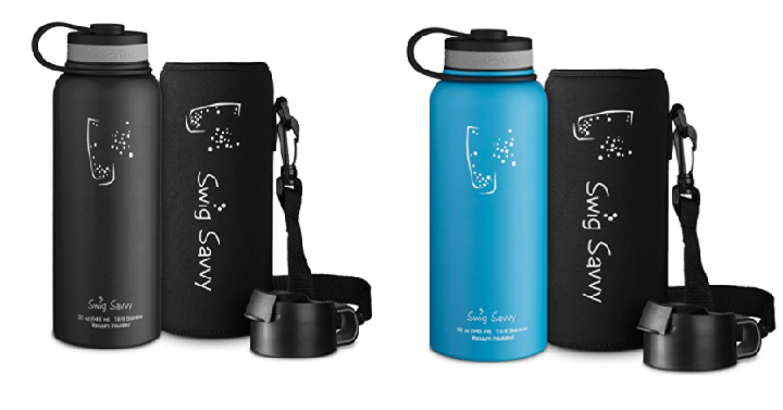 Swig Savvy’Stainless Steel Vacuum Insulated Water Bottle Only $19.95! (Reg. $35.00)