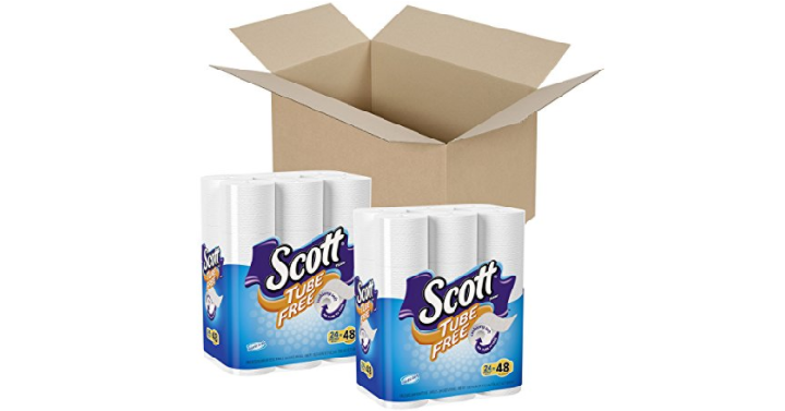 Scott Tube-Free Toilet Paper, 48 Count Only $12.62! Stock up Price! Amazon Prime Exclusive!