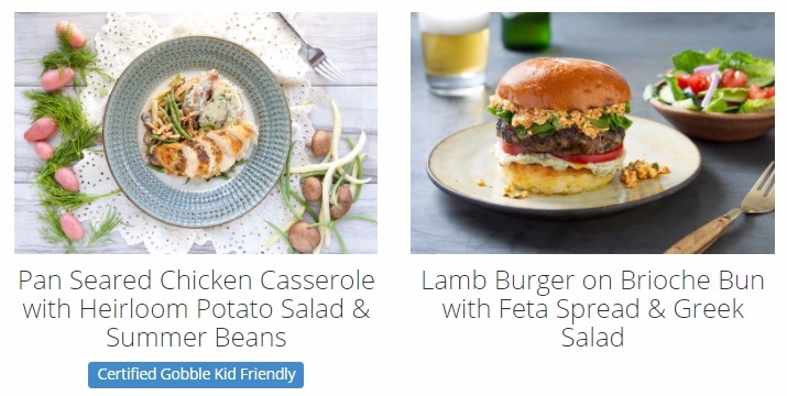 Gobble Meals Only $3.62 Shipped! New Weekly Menu!