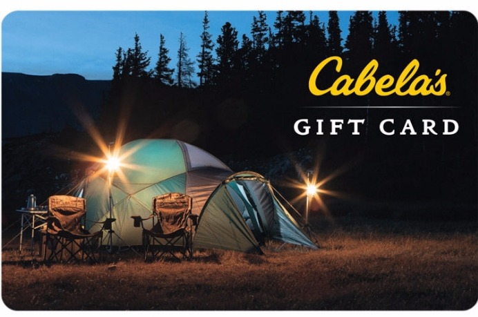 Cabela’s $100 Gift Card Only $82!