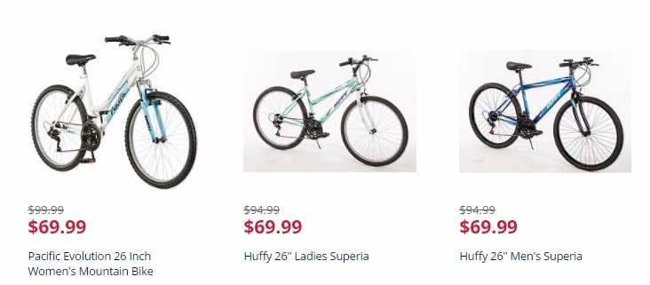 26″ Mountain Bikes for Men and Women Only $69.99 + $10.70 Back in Points! 26″ Mountain Bikes for Men and Women Only $69.99 + $10.70 Back in Points!
