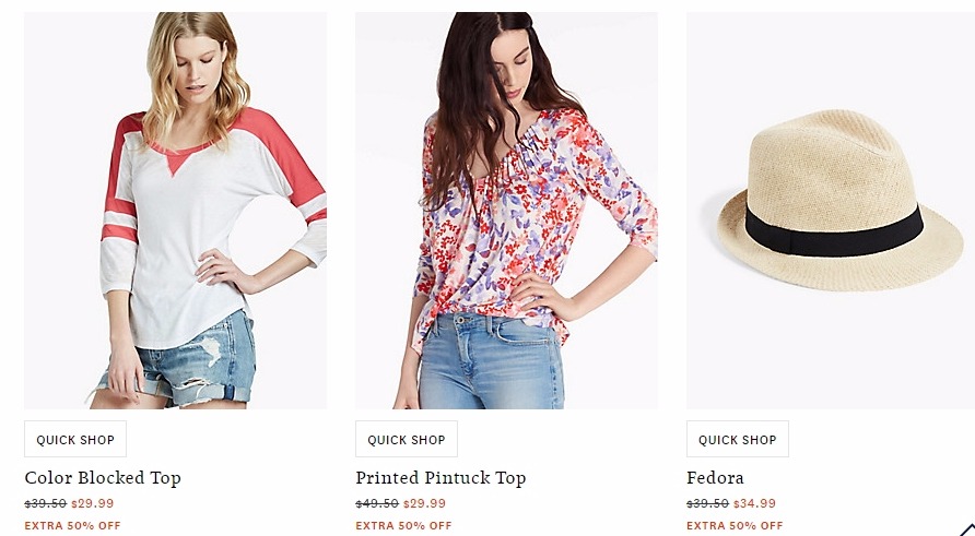 EXTRA 50% Off Lucky Brand Sale Styles!