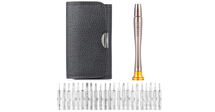 25 in 1 Screwdriver Wallet Kit Repair Tools Only $3.79 Shipped!