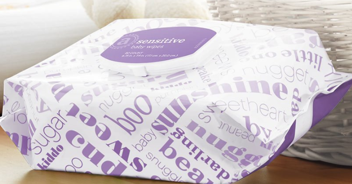 Amazon Elements Baby Wipes, Sensitive, 480 Count Only $6.40 Shipped! That’s Only $0.01 Per Wipe!