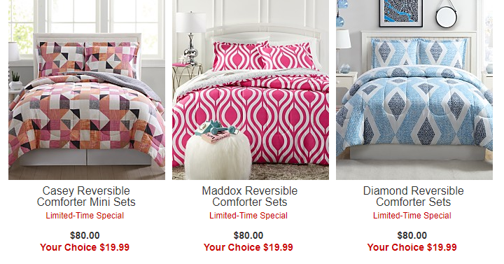 HOT! Macy’s: Reversible Comforter Sets Only $19.99! (Reg. $80) All Sizes Available!