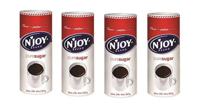 N’joy Sugar Canisters, 20 Ounce (Pack of 6) Only $5.36! That’s Only $0.89 Each!