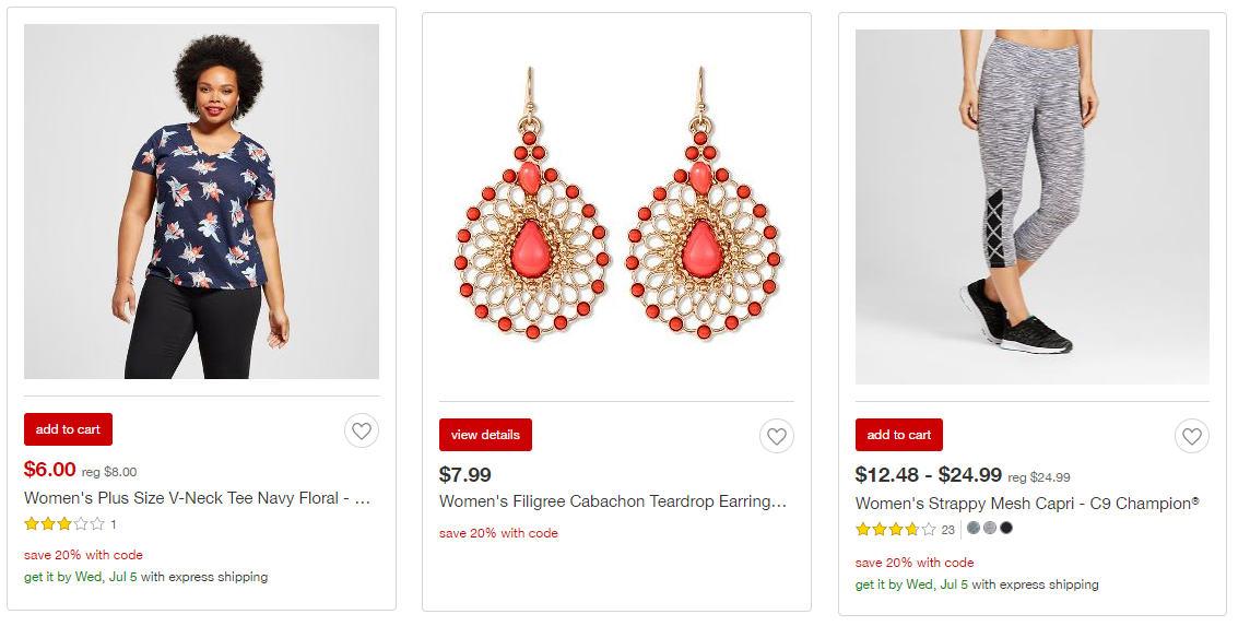 Target: Save 20% Off Clothing, Accessories & Shoes For The Family!