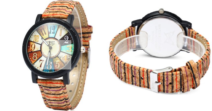 Women’s Sonsdo Leather Retro Quartz Watch Only $4.33 Shipped!