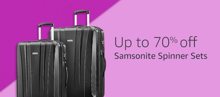 Up to 70% Off Samsonite Two-Piece Spinner Sets! Just $129.99!