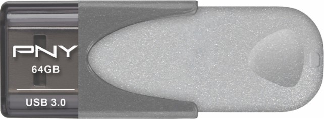 PNY Elite Turbo Attache 4 64GB USB 3.0 Type A Flash Drive – Just $15.99!