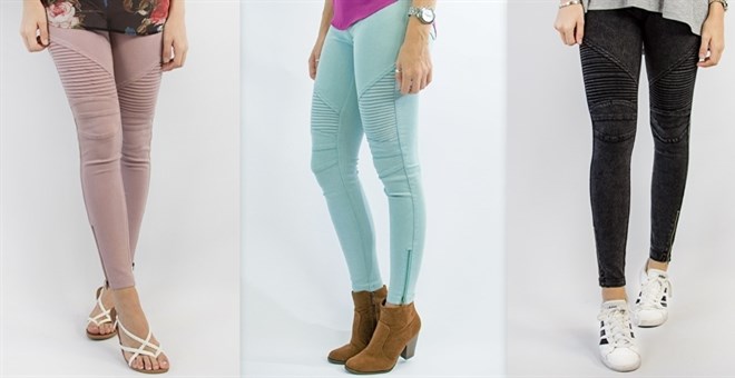 Moto Jegging Blowout from Jane – Sizes S-3XL – Just $24.99!