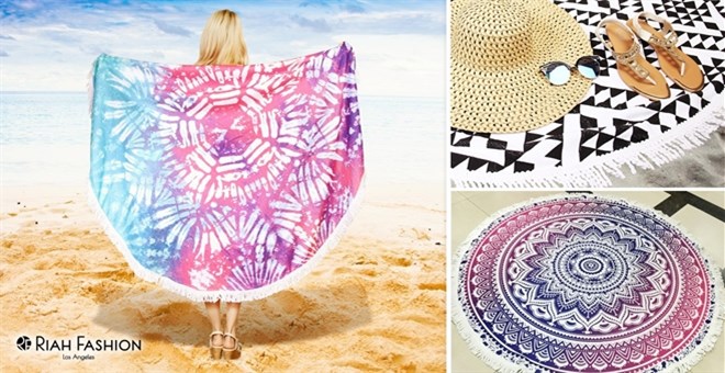 Round Beach Towel from Jane in 28 Prints – Just $14.99!