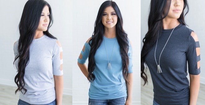Carissa Ladder Tee from Jane – Just $12.99!