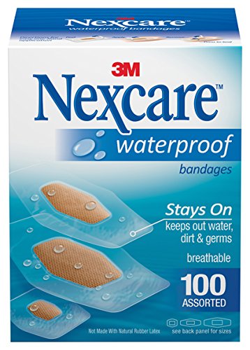 Nexcare Waterproof Clear Bandages Assorted Sizes, 100 Bandages – Just $4.96!