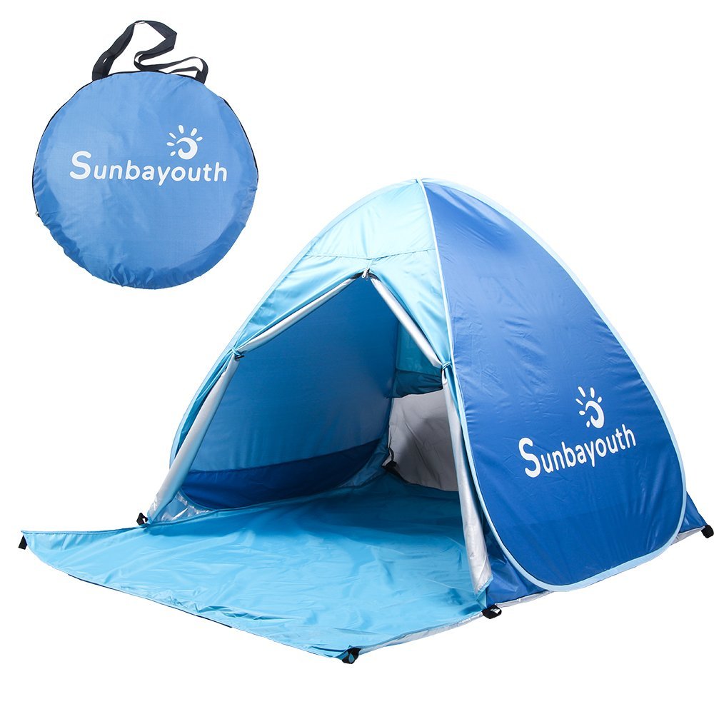 Prime Day Deal – Pop Up Beach Sun Shelter 90% UV Protection – Just $23.96!
