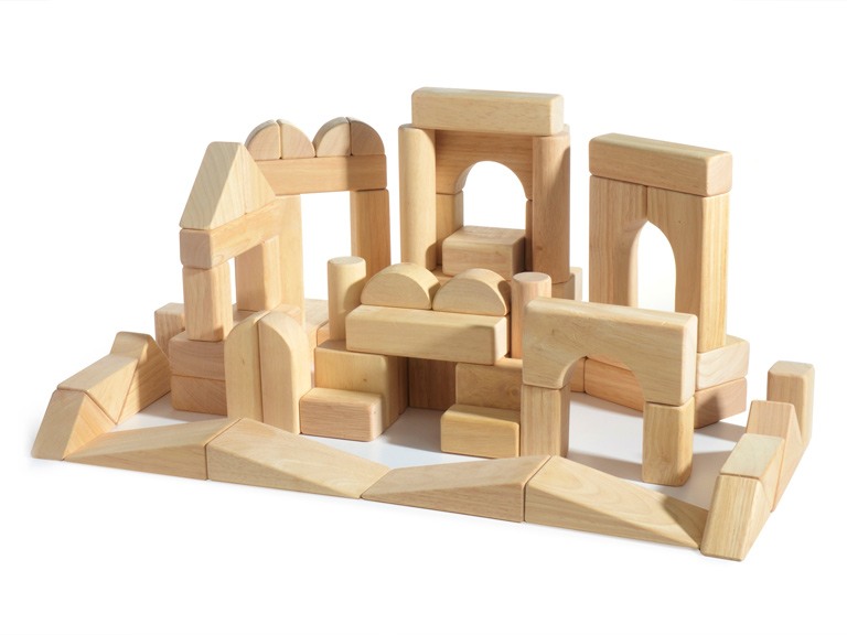 Melissa & Doug 60-Piece Wooden Block Set – Just $39.99!