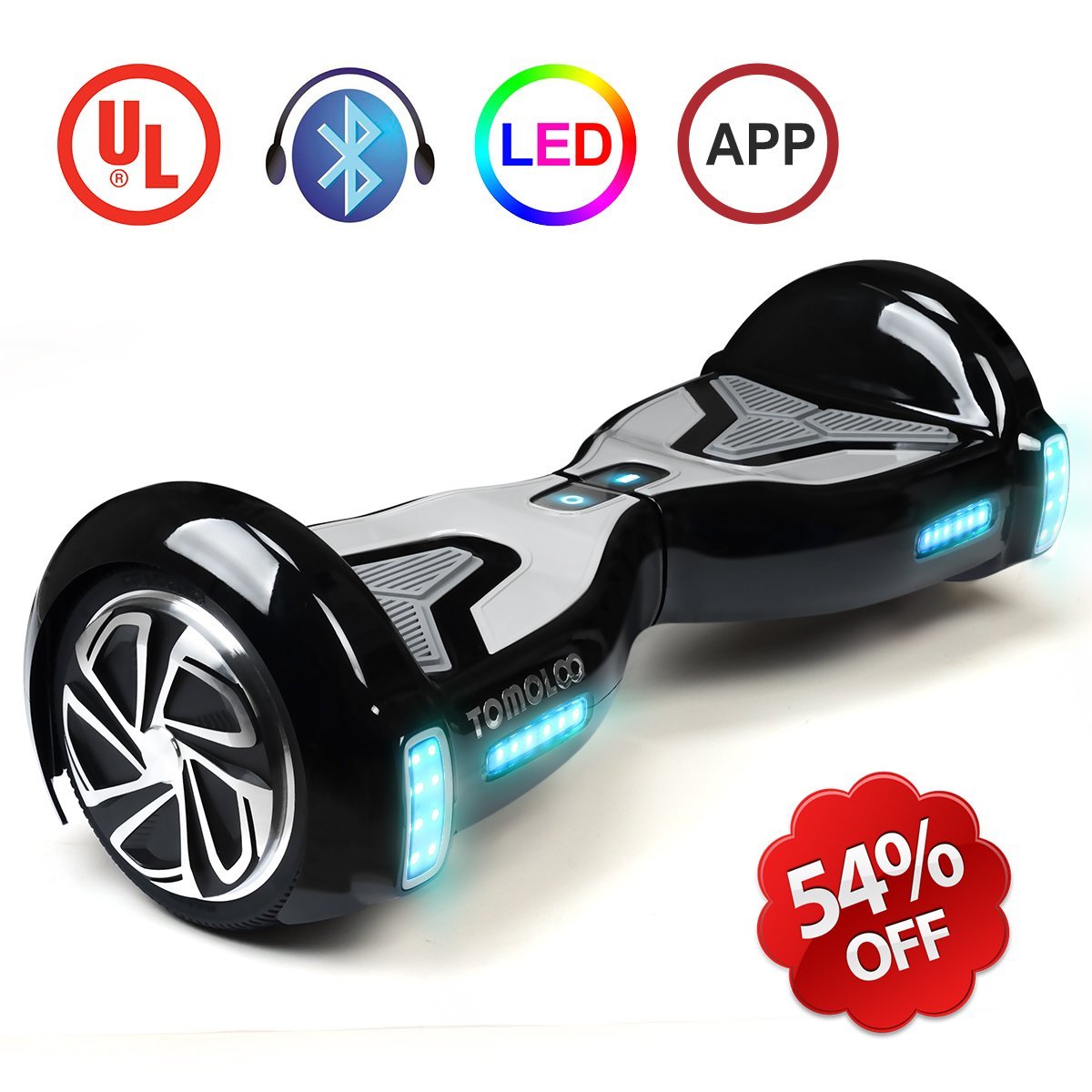 Hoverboard with Bluetooth Speaker and Lights – Just $273.75!