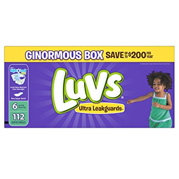 Luvs Ultra Leakguards Diapers Size 6 (112 Count) Only $15.58 Shipped! PLUS MORE SIZE OPTIONS!!