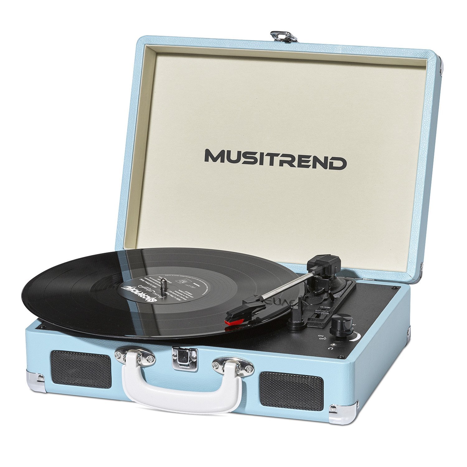 Prime Day Deal – Classic Record Player Portable Suitcase 3 Speed – Just $45.59!