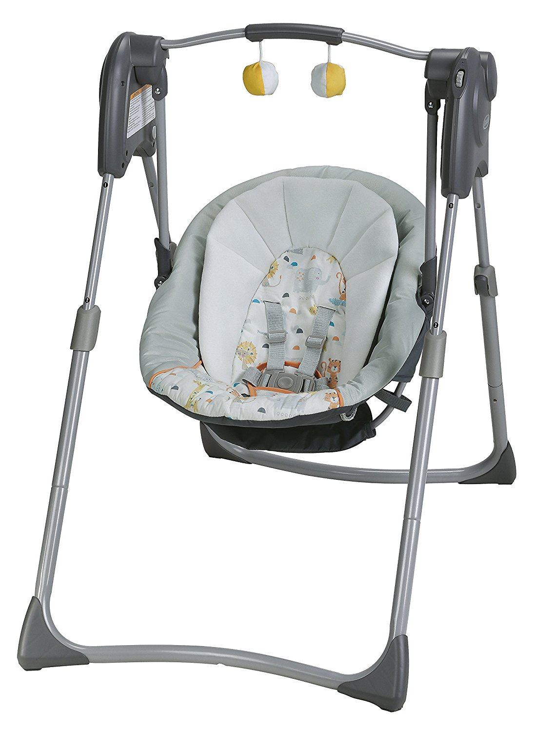 Prime Day Deal – Graco Slim Spaces Compact Baby Swing in Linus – Just $43.99!
