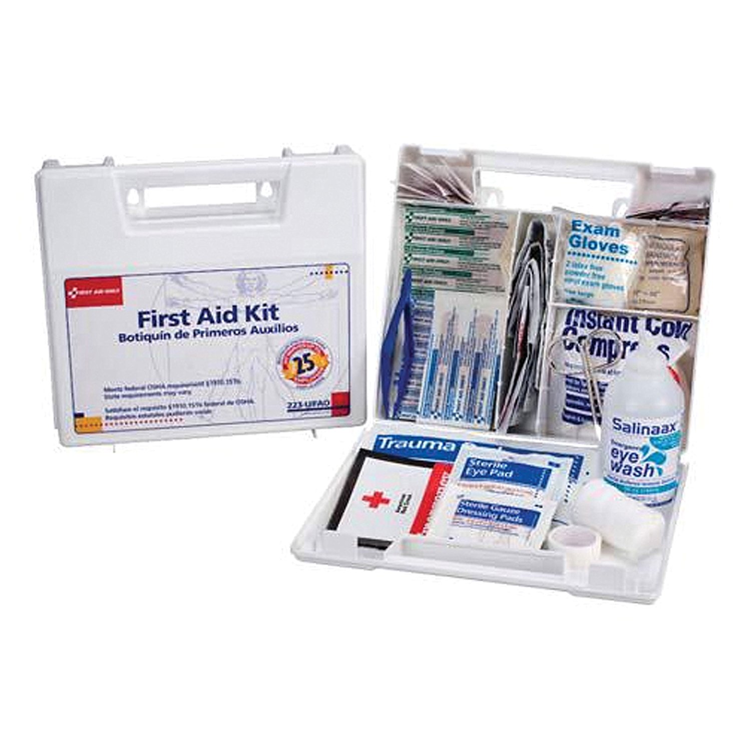 First Aid Only 25 Person Bulk First Aid Kit, 107-Piece Kit – Just $12.82!