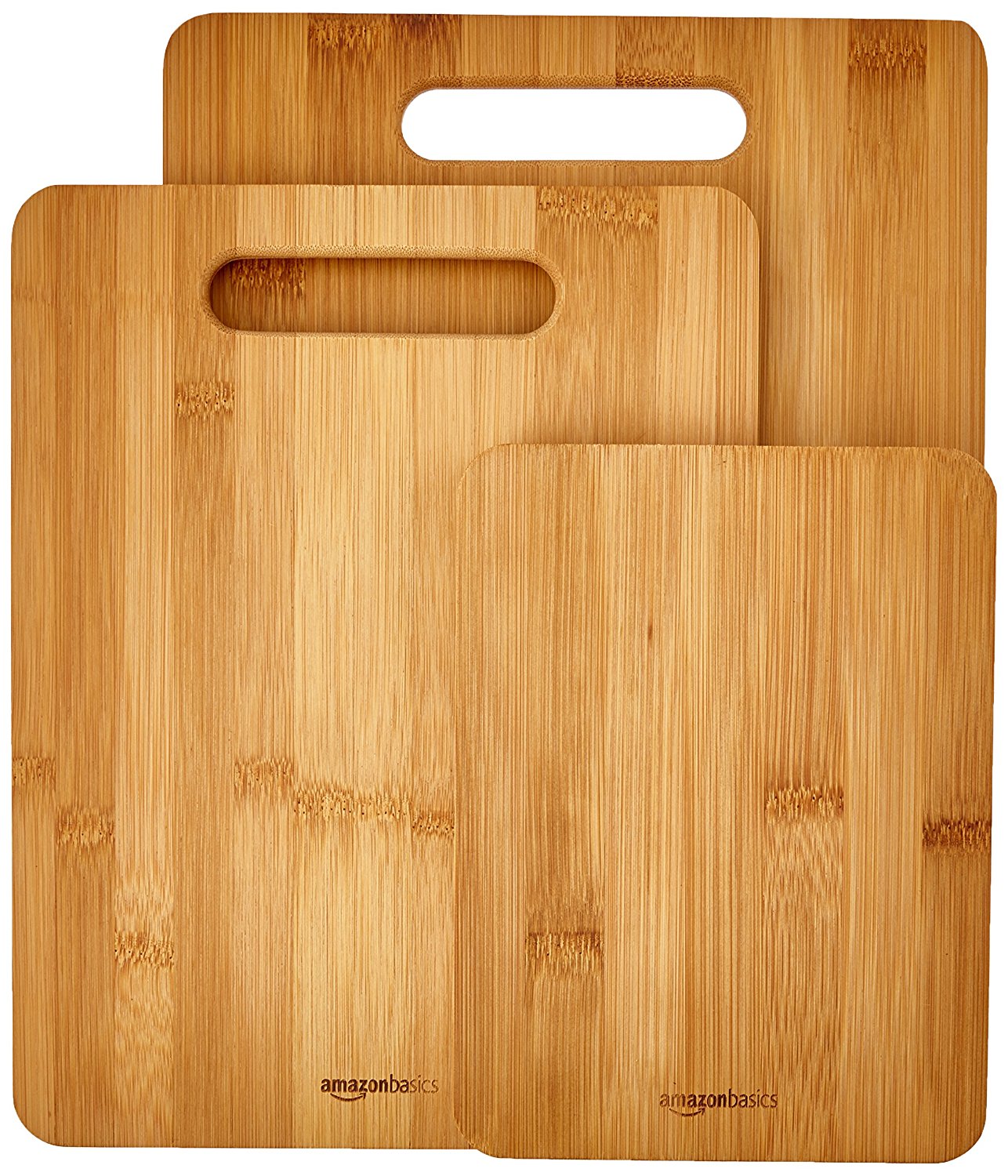 AmazonBasics 3 Piece Bamboo Cutting Board Set – Just $9.99!